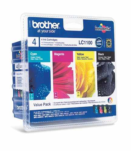Cartucho Orig Brother Lc1100valbp Multipack